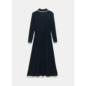 Mint Velvet Navy Jersey Polo Midi Dress